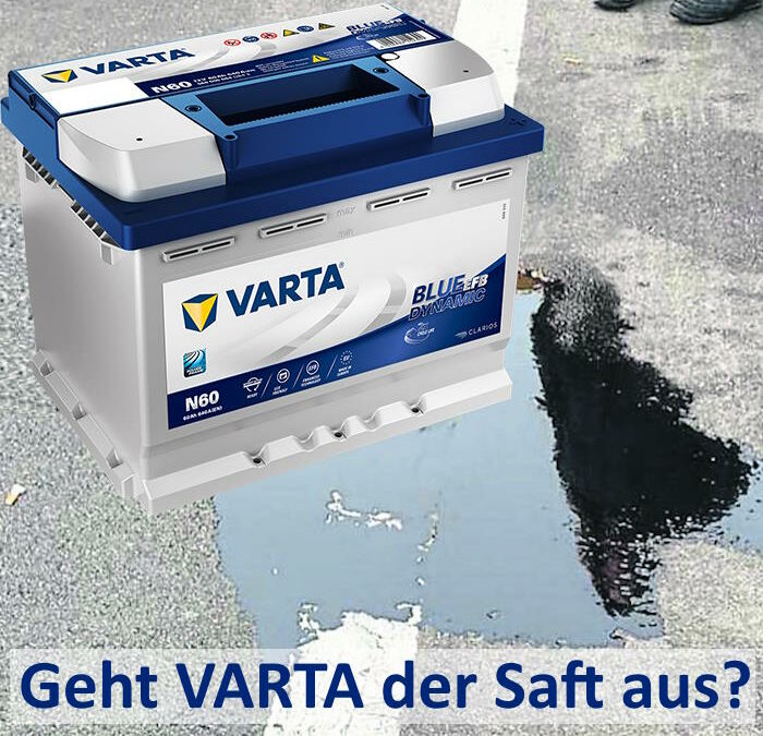 Geht VARTA der Saft aus?